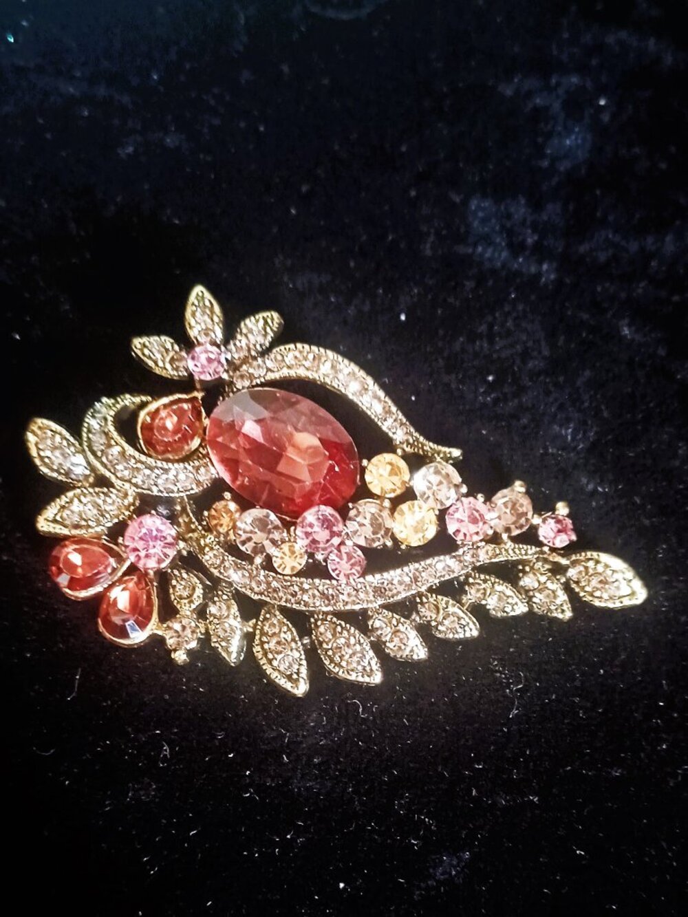 Awesome 3" Rhinestone Brooch - Picture 2 of 5